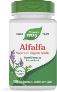 Люцерна лист 405 mg 100 капс. Nature's Way Alfalfa Young Harvest