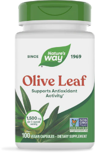 МАСЛИНА ЛИСТ 500mg 100 капс. Nature's Way Olive Leaf 