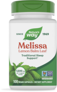 Маточина лист 500 mg 100 вег.капс. Nature's Way Melissa Lemon Balm Leaf