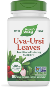 МЕЧО ГРОЗДЕ ЛИСТ 480mg 100 вег. капс. Nature's Way Uva Ursi Leaves
