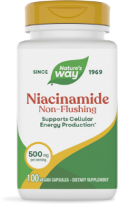 Ниацинамид  500 mg  100 капс. Nature's Way Niacinamide
