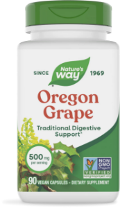 ОРЕГОНСКО ГРОЗДЕ Кoрен 500 mg 90 вег. капс.Nature's Way Oregon Grape Root