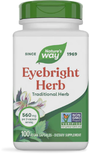 ОЧАНКА  трева  430 mg 100 капс.Nature's Way Eyebright Herb