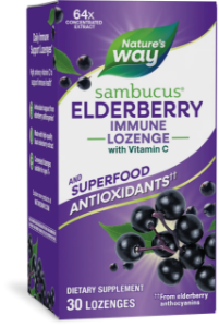 САМБУКУС 200 mg  Х 30 табл. Nature's Way Sambucus  Elderberry Immune Lozenge