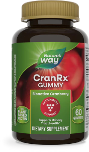 Червена боровинка D маноза  Витамин С 60 желирани табл.    Nature's Way CranRx® Gummies