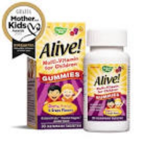 Алайв Мултивитамини за деца  30 желирани табл. Alive Children’s Multi Gummies